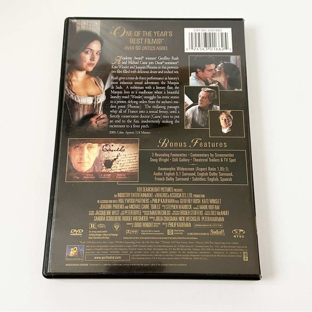 Quills DVD - Picture 2 of 4